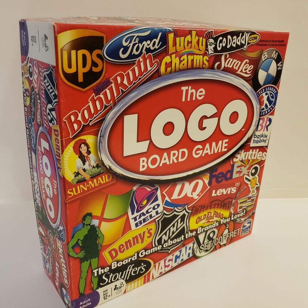 LOGO Board Game The Board Game about the Brands You Love! Age 12+ 2-6 Players